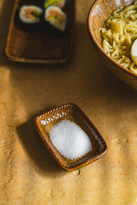 MPLCo - Ombre Insta Dip Bowl - Kleine Serveerschaal - Tapas Schaaltje - Sauskom - Oven, Magnetron & Vaatwasser Bestendig - Mini Ovenschaal - Keramiek - 8 x 6 x 2 cm - Bruin-Donkergroen