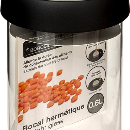 5Five Voorraadpot met vacuümpomp - 1 liter