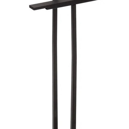 5Five Kledingrek Dressboy - Colbert/Jas en broek hanger - staand model - bamboe/metaal - zwart - 45 x 114 cm