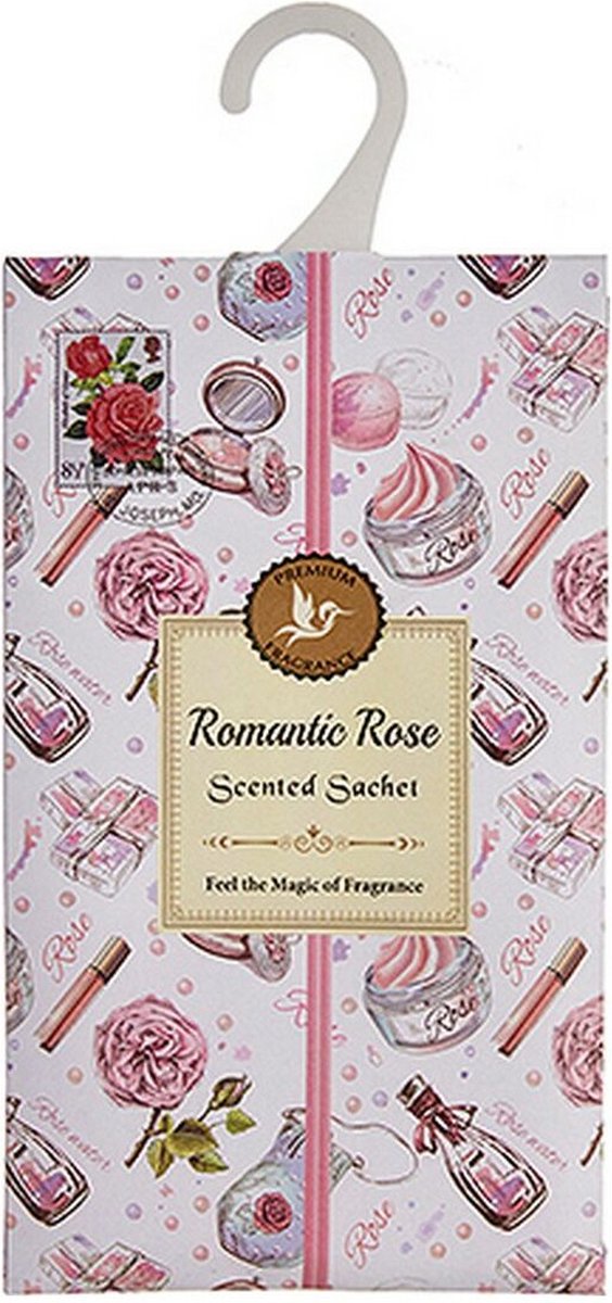 Acorde - Geurzakjes - Kledingkast - Luchtverfrisser - Toilet - Stofzuiger - Roze bloemen - 1 stuk