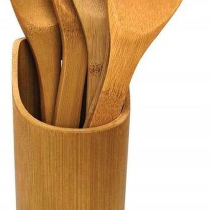 Top Choice - Houten keukenset - 5 delig + houder