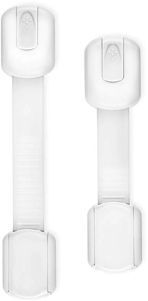 SIPO Strap Lock 6-delig - Verstelbaar Veiligheidsslot voor Laden en Kasten - Zelfklevende Meubelbeveiliging tegen Kinderen - Kastsloten -