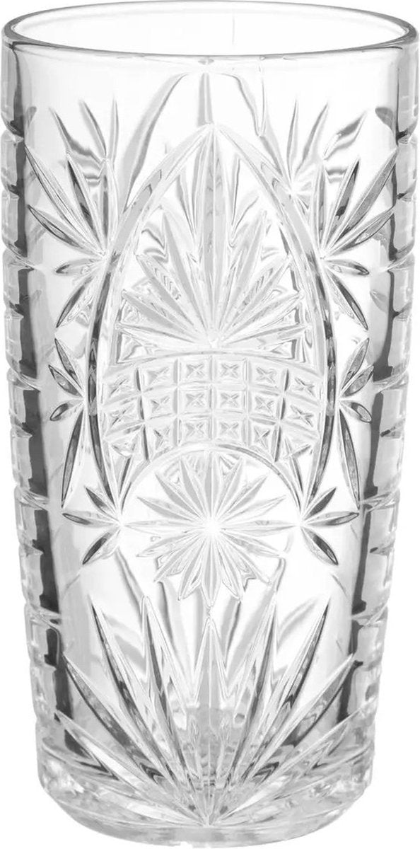 Secret de Gourmet - Set van 6x stuks longdrink glazen Ayla - 350 ml - van glas - Drinkglazen - Waterglazen