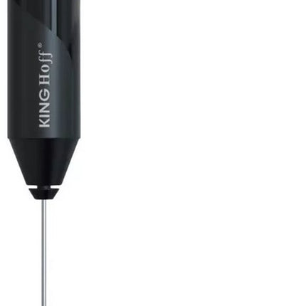 Kinghoff KH1811 - Elektrische Melkopschuimer - Krachtige Opklopmotor voor Romige Schuim - RVS Whisk - Werkt op 2x AA Batterijen (niet inbegrepen)
