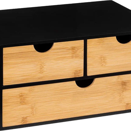 5Five kantoor organizer ladeblok - 3 lades - 32 x 25 x 16 cm - hout