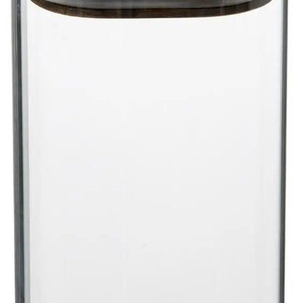Secret de Gourmet - Keuken voorraadbussen/potten glas/hout set 4x stuk