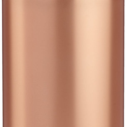 Pedaalemmer/vuilnisbak metaal 7 liter inhoud koper kleur 31 x 20 cm