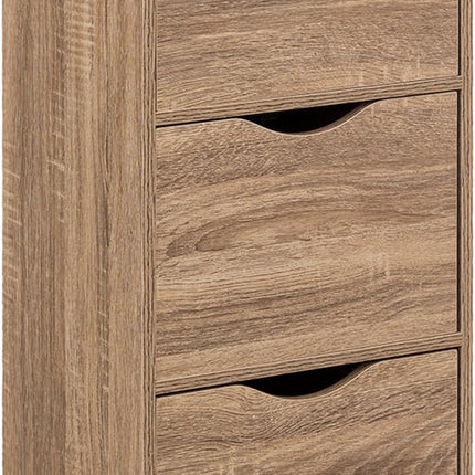 Kastje op Wielen 3 Lades Cavalier Hout