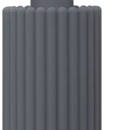 4-delige Grijze Badkamer & Keukenset - Zeepdispenser, Zeepbakje, Tandenborstelhouder en Plateau - Modern Design van Hars - Zeeppomp - Zeepset