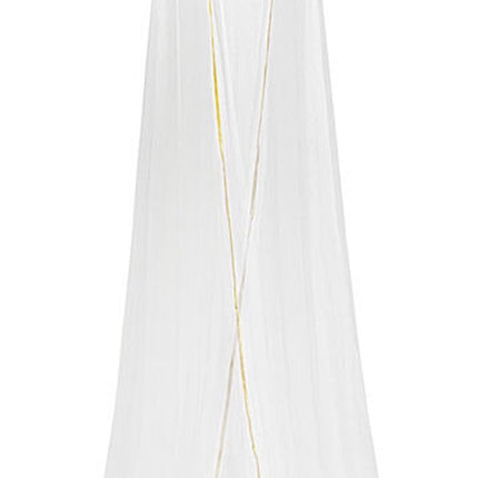 Klamboe / bedhemel hoogte 230 cm kleur wit / goud - Kinderkamer Prinsessen