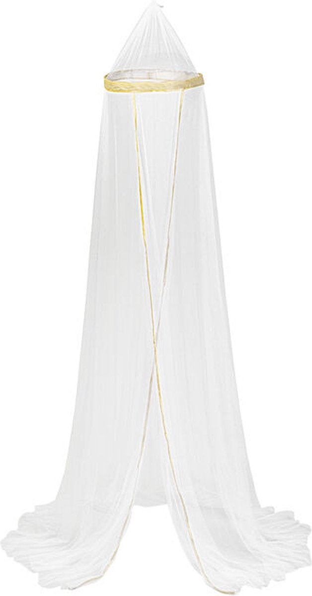 Klamboe / bedhemel hoogte 230 cm kleur wit / goud - Kinderkamer Prinsessen