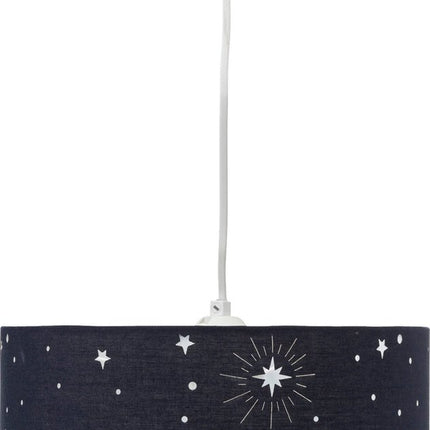 Atmosphera Kids Hanglamp Sterrenhemel Ø28x18cm - Zwart
