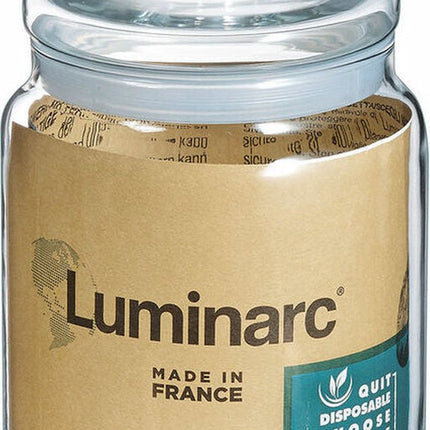Luminarc Club Snoeppot - Glazen Voorraadpot met glazen deksel - Afsluitbaar - 2 liter