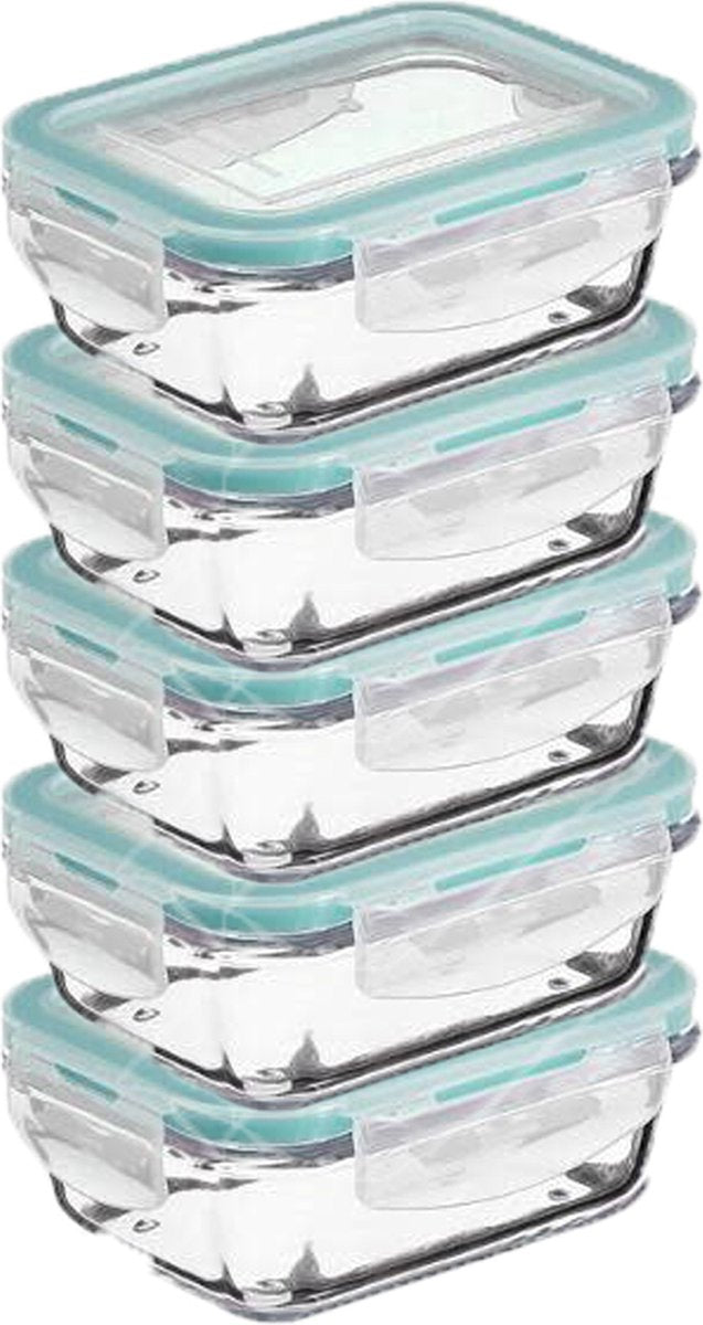 Vershouddoos Met Deksel - Glas - 0.54 l - 5 stuks