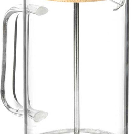 Theepot 600 ml Natuurlijk Bamboe Borosilicaatglas