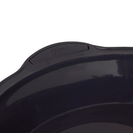 Secret de Gourmet Taarten bakken bakvorm/bakgerei Backery Pro - siliconen - anti-aanbak laag - zwart - 24 x 6.2 cm