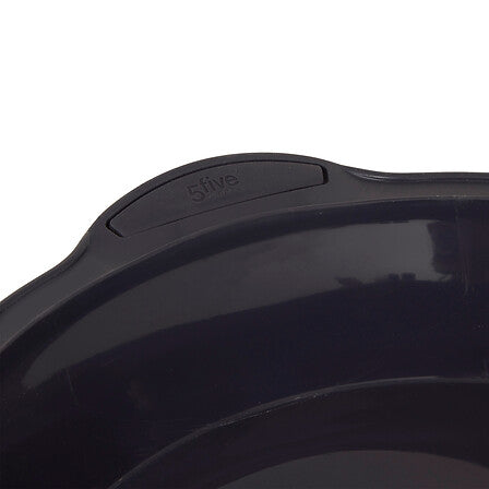 Secret de Gourmet Taarten bakken bakvorm/bakgerei Backery Pro - siliconen - anti-aanbak laag - zwart - 24 x 6.2 cm