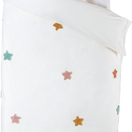 Atmosphera Kids Dekbedovertrek set met 1 kussensloop 140x200cm/65x65cm Ster