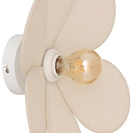 Atmosphera Naya Bloem Wandlamp - Ø40xH12cm - Beige