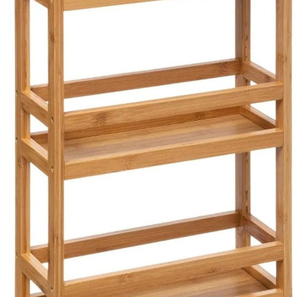 5Five - Trolley Op Wieltjes - Bamboe - 74.5 x 36 x 15 cm