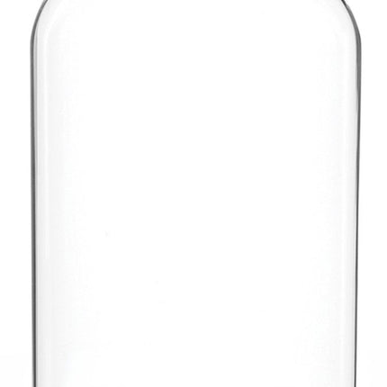 Atmosphera Home decoratie glazen stolp op houten plateau - glas/lichtbruin - D12 x H19 cm - Woonaccessoires