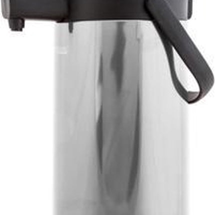 Thermos Pomp thermoskan met drukknop - 1,9 liter - Zilverkleurig