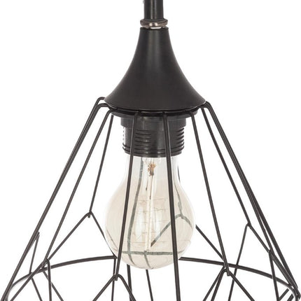 Atmosphera Plafondlamp - ˜ 19 x 24 cm - 40 W - Zwart
