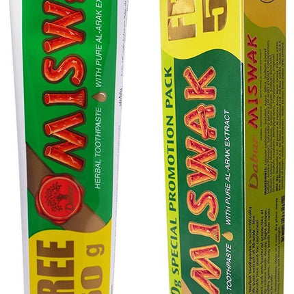 Miswak - Tandpasta Met Al-Arak Extract Natuurlijk FREE 50 gram EXTRA