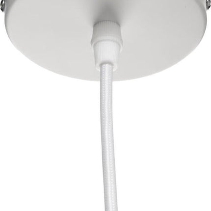 Atmosphera Hanglamp Lahys - E27, niet inbegrepen - Ø28xH48cm - Naturel witte ophanging