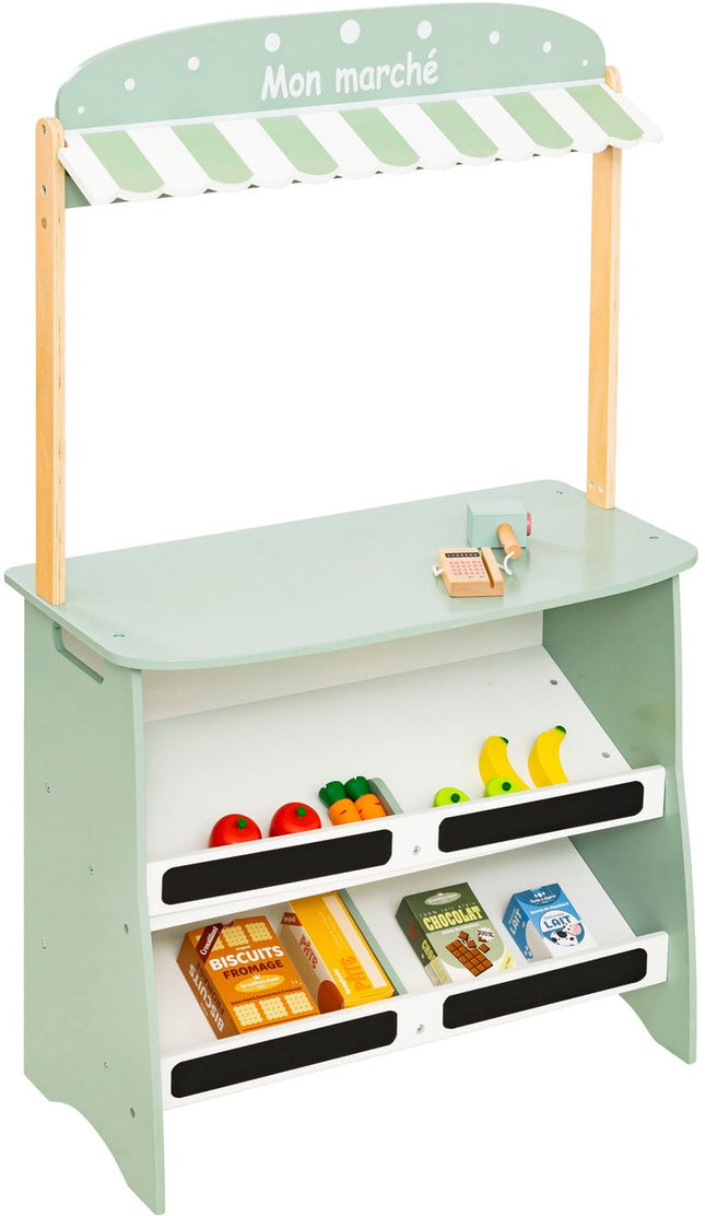 Atmosphera Kids Houten Speelgoedwinkel - 60x29x99cm - Lichtgroen