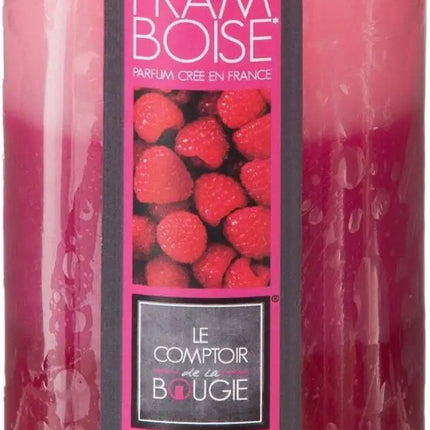 Atmosphera Geurkaars Nina - 2x stuks - Framboos - 45 branduren - 7 x 10 cm