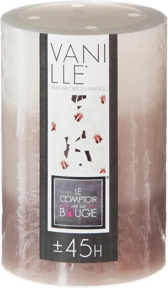 Atmosphera Geurkaars Nina - 3x stuks - Vanille - 45 branduren - 7 x 10 cm
