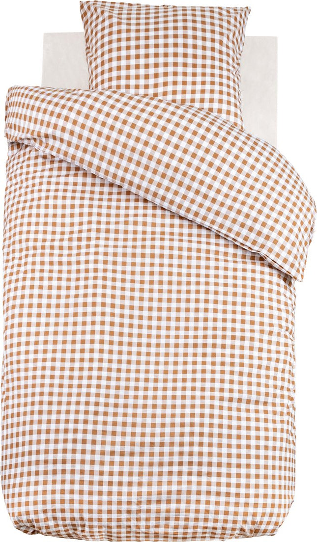 Atmosphera Kids Dekbedovertrek set met 1 kussensloop 140x200cm/65x65cm - Gingham