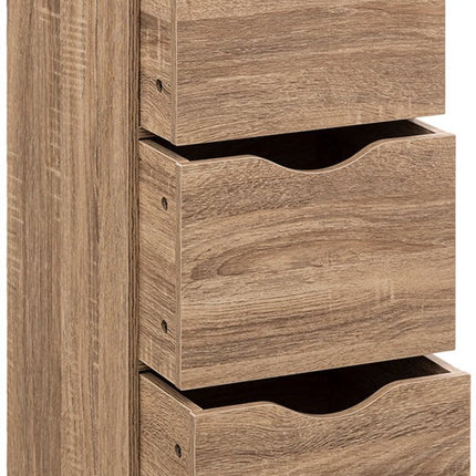 Kastje op Wielen 3 Lades Cavalier Hout