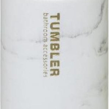 Marmeren design badkamerbeker-Wit-Polyresin-Tandenborstelhouder-Beker