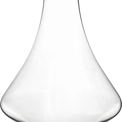 Wijn karaf/decanteer kan 1,65 liter van glas met taps toelopende hals - D16 x H26 cm - Waterkan - Sapkan