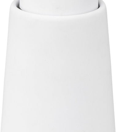 5Five Zeeppompje/zeepdispenser van keramiek - wit - 250 ml