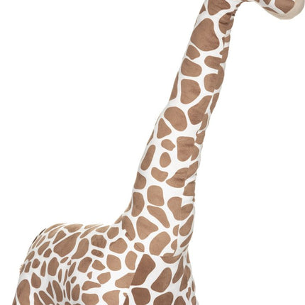 Atmosphera Giraffe knuffel van zachte pluche - gevlekt patroon - 100 cm - Extra groot