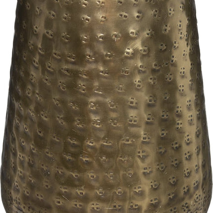 Atmosphera vaas Oase goud - H 23 - Metaal - Dia 15 cm