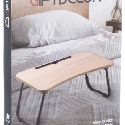 Comfortabel Laptop- en Tablettafel, Opvouwbaar en Ruimtebesparend– Houten Klaptafel, Multifunctioneel en Stijlvol – Ideaal voor Bed, Bank en Thuisgebruik!Afmetingen! 40x60x26cm