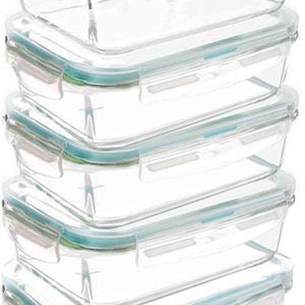 Vershoudbakjes - Meal prep bakjes- 1.18 l - Set van 5