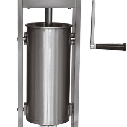 Klausberg Worstenvuller 5 kg - RVS - Verticaal Model KB-7930 - Professioneel voor Thuisgebruik - Incl. 4 Trechters - Handmatig