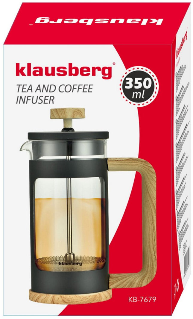 ZUIGER KOFFIE-/THEEZETAPPARAAT 350 ml KLAUSBERG KB-7679