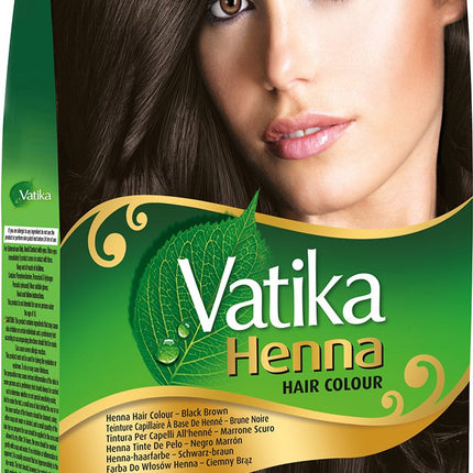 Dabur Vatika Henna Hair Color 6x10 gr - Black Brown