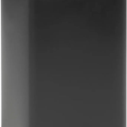5Five Prullenbak/pedaalemmer - zwart - metaal - 20 liter - 30 x 30 x 53 cm - keuken vuilnisemmers