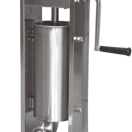 Klausberg Worstenvuller 5 kg - RVS - Verticaal Model KB-7930 - Professioneel voor Thuisgebruik - Incl. 4 Trechters - Handmatig
