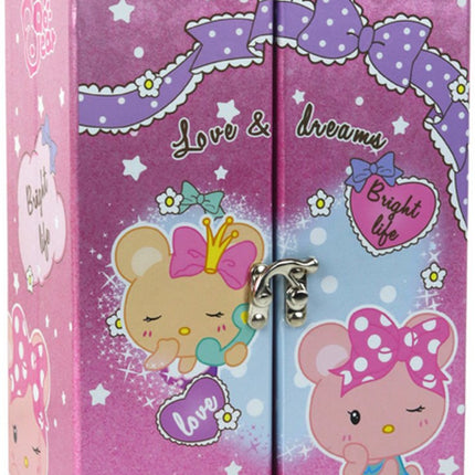 Kinder Make-up en Nagelstyling Set in Roze Koffer - 25 Delig Schmink Speelgoed met Oogschaduw, Lipgloss en Nagellak - Beauty Accessoires - Mooie Set - Beauty Set