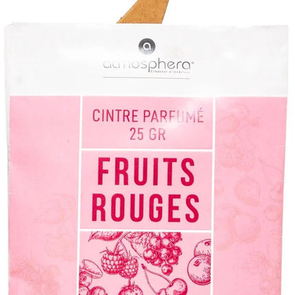 Atmosphera Geurzakjes Rood Fruit - 6x - met ophanghaak - geurkaartjes/luchtverfrisser