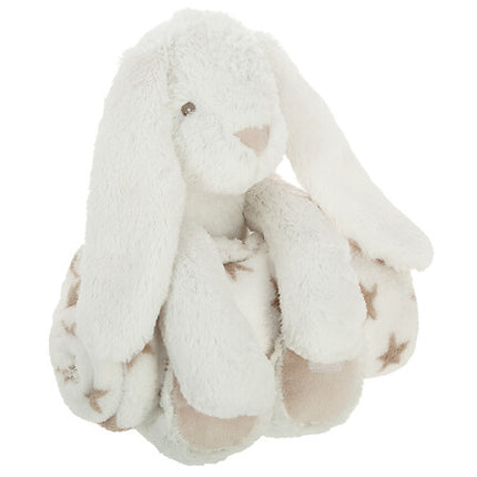 Deken Met Knuffel - Konijn - Wit