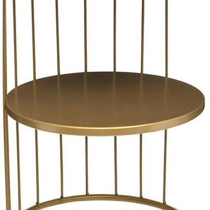 Eazy Living Bijzettafel Destin Ø 36 cm Goud